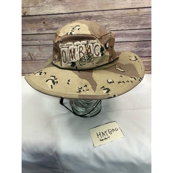 OMBAC San Diego CA Trucker Camo bucket Hat California Made in USA - Picture 1 of 10
